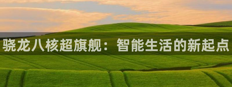 摩根娱乐那个爆率高：骁龙八核超旗舰：智能生活的新起点
