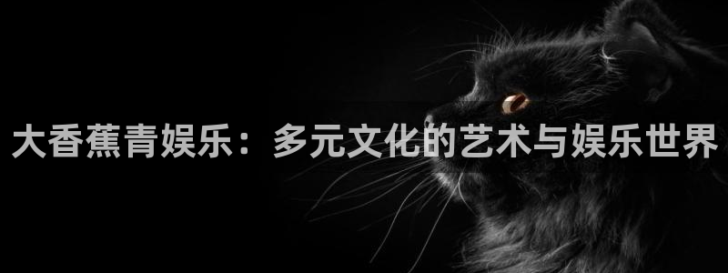 摩根娱乐网站：大香蕉青娱乐：多元文化的艺术与娱乐世界